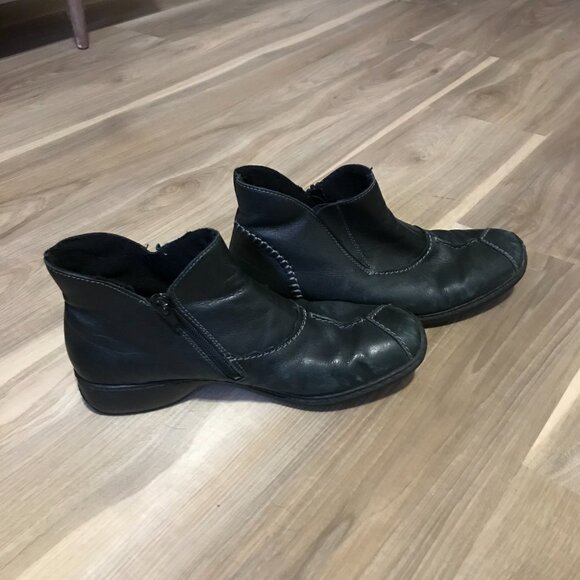 Rieker Ladies Black Ankle Boots Size 41 - Picture 5 of 6